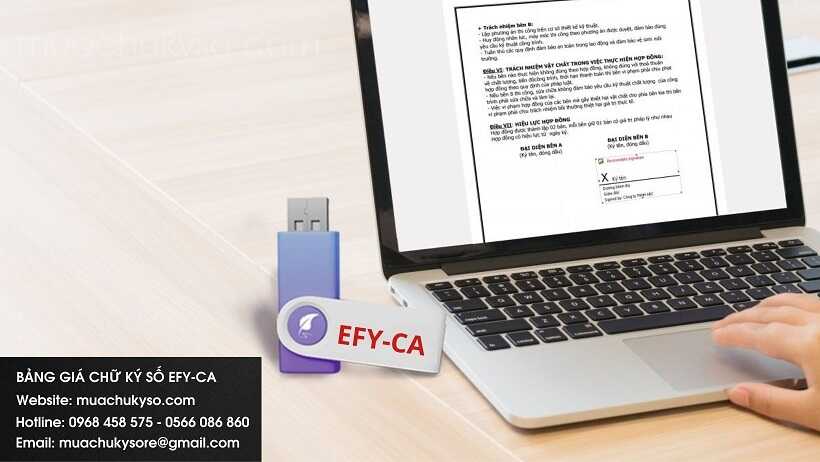 Chữ ký số EFYCA có lợi ích gì cho doanh nghiệp