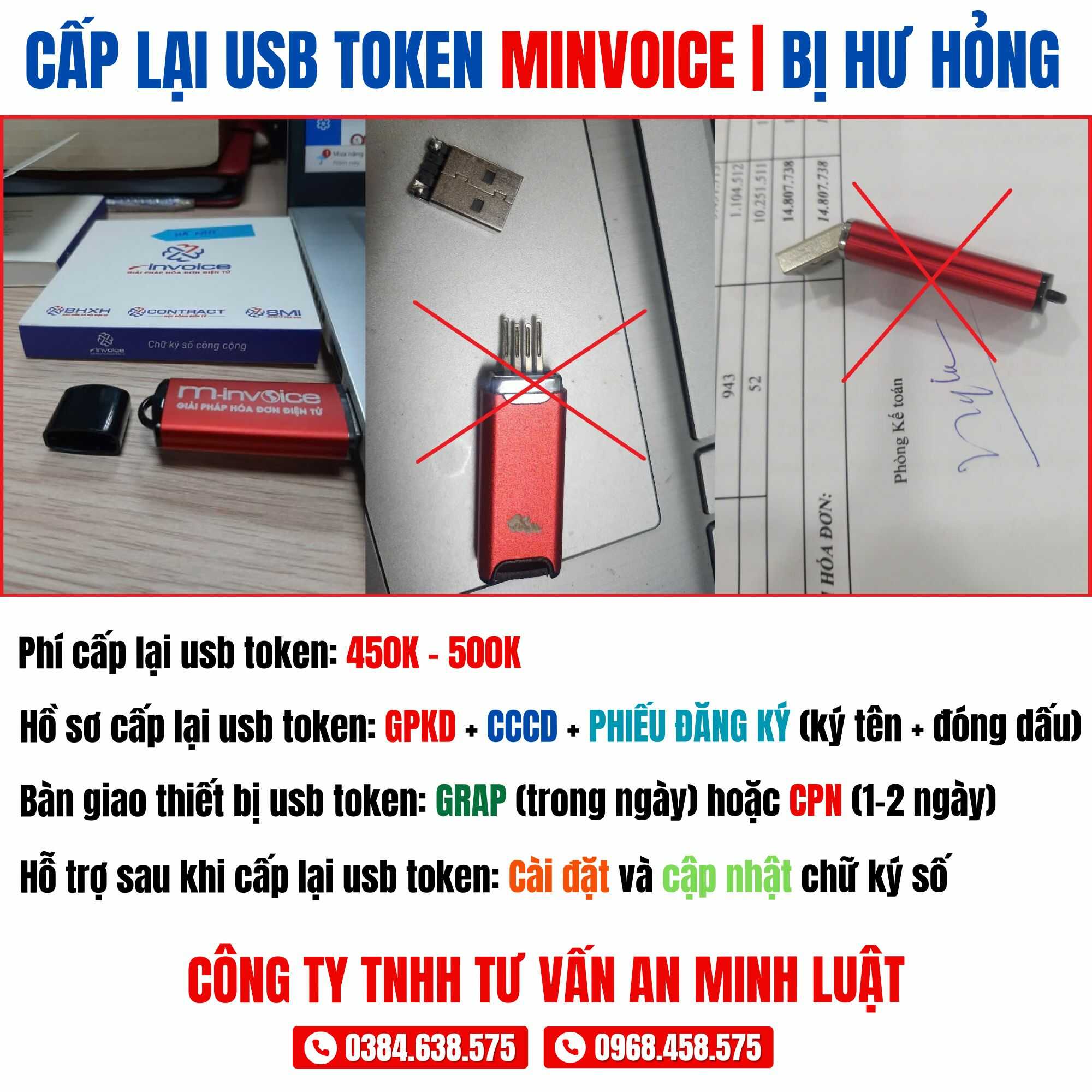 Chữ ký số MINVOICE bị Hư Hỏng