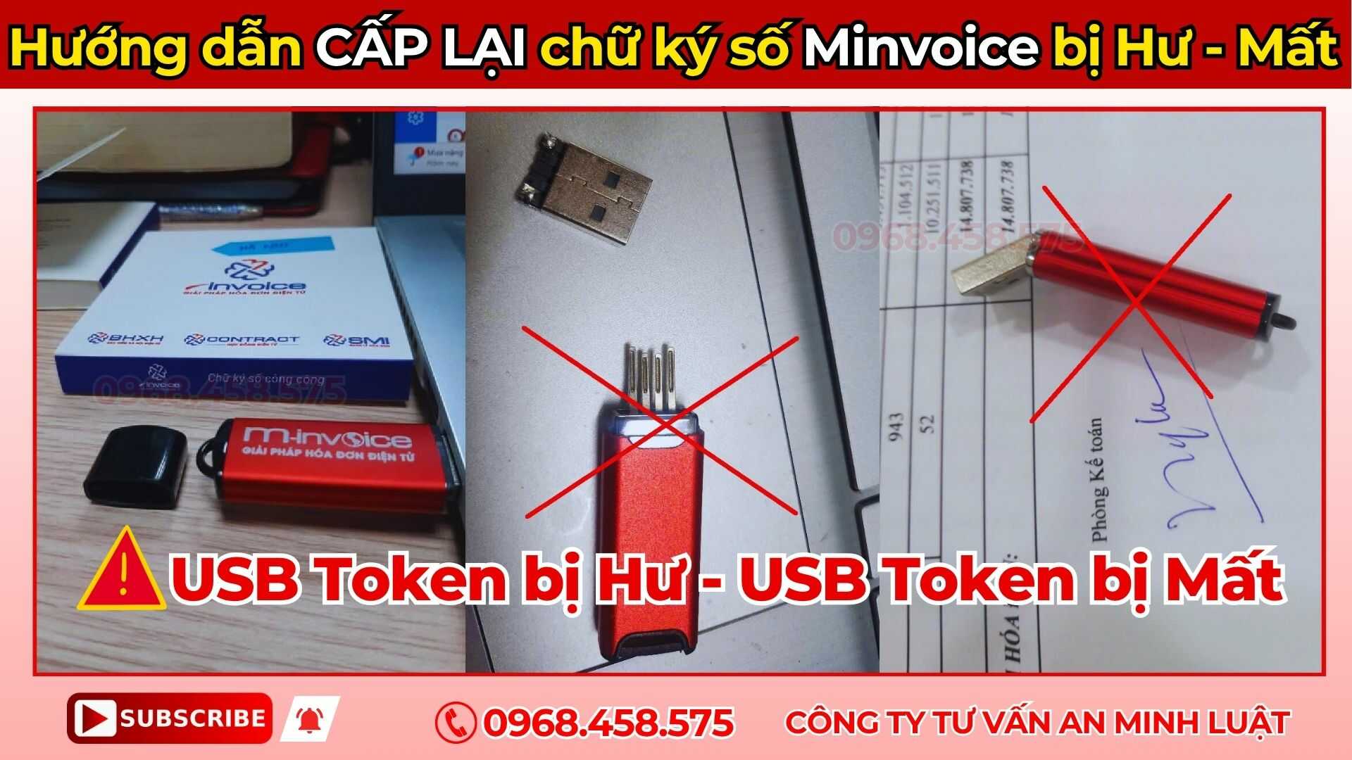 Chữ ký số MINVOICE bị Hư Hỏng